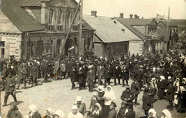 Alytus. Prime Minister Kazys Grinius visiting in 1920