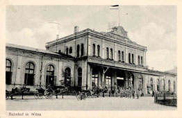 Vilnius. Central Railway Station, 1917