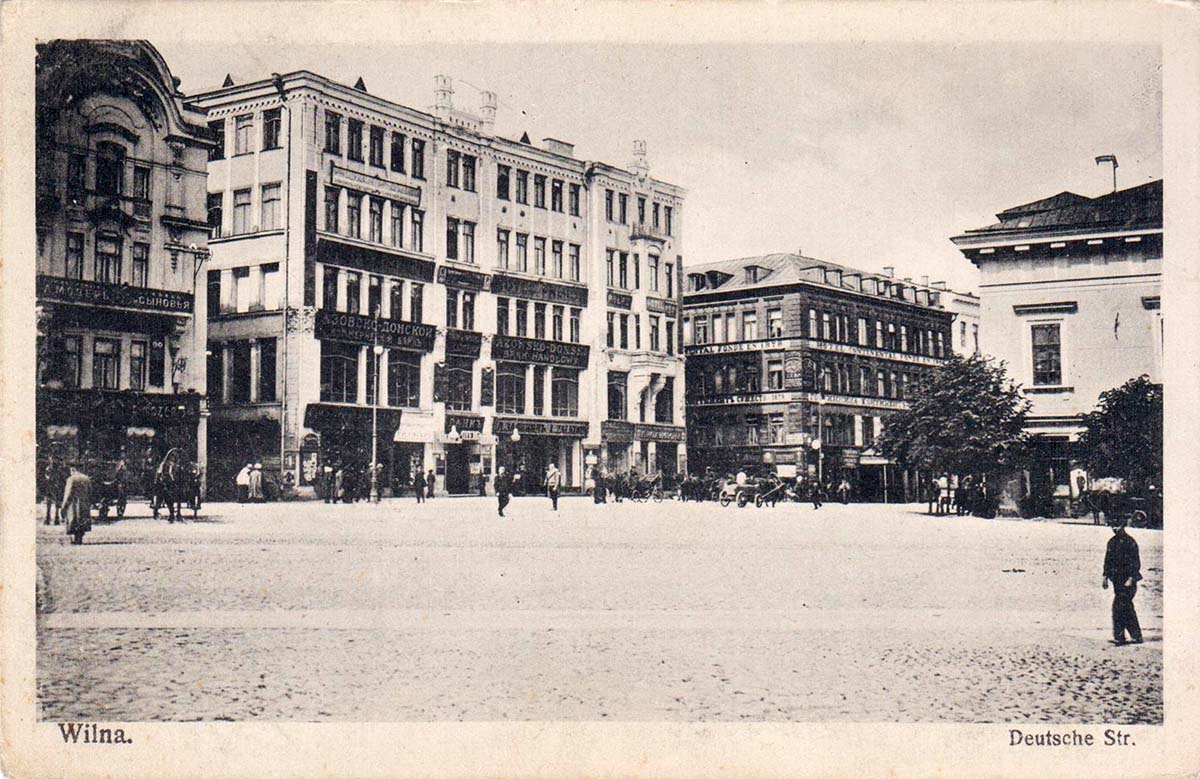 Vilnius. German street, 1917