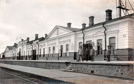 Vilnius. Novo-Vileisk - Railway Station, between 1915 and 1918