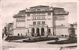 Vilnius. Russian Drama Theater on Bolshaya Pogulyanka Street