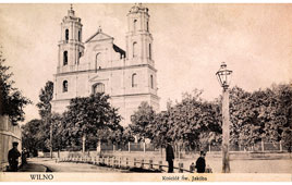 Vilnius. St Apostles Philip and Jacob Church, 1907