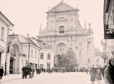 Vilnius. View of Catholic Church St Teresa, 1935